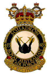 455 Squadron badge - 1 WAGS Ballarat