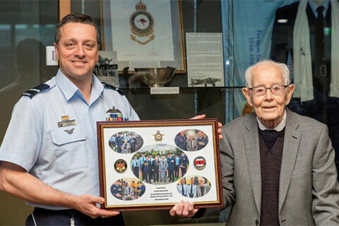 Ray Merrill with ARDU aircrew