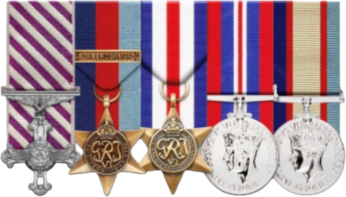 James Leo Daly - Medals including DFC