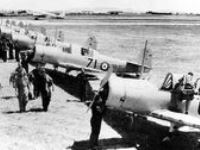 1 W.A.G.S - Wackett training aircraft with pilots in foreground