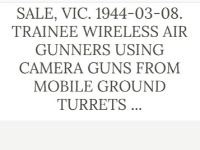 Air Gunner training Sale, Vic.