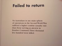 Australian War Memorial - " Failed To Return"