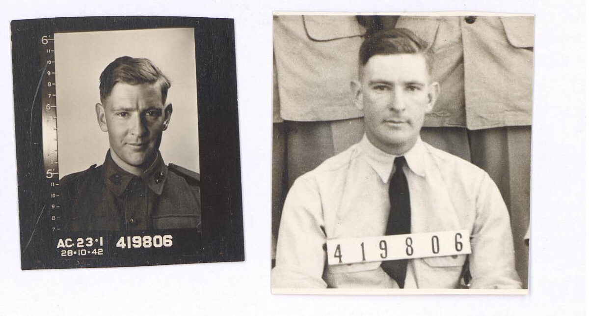1 BAGS MATTINGLEY Albert Frank 419806 Enlistment photo