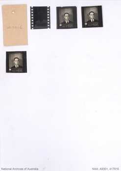 1WAGS WEEDEN Lionel Warrick 417916 enlistment photo