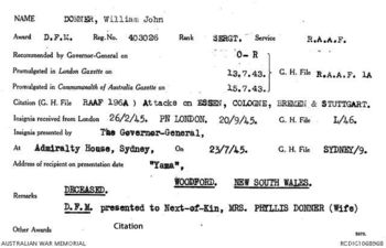 1WAGS - DONNER William John - Service Number 403026 (Citation_edited-1 copy)